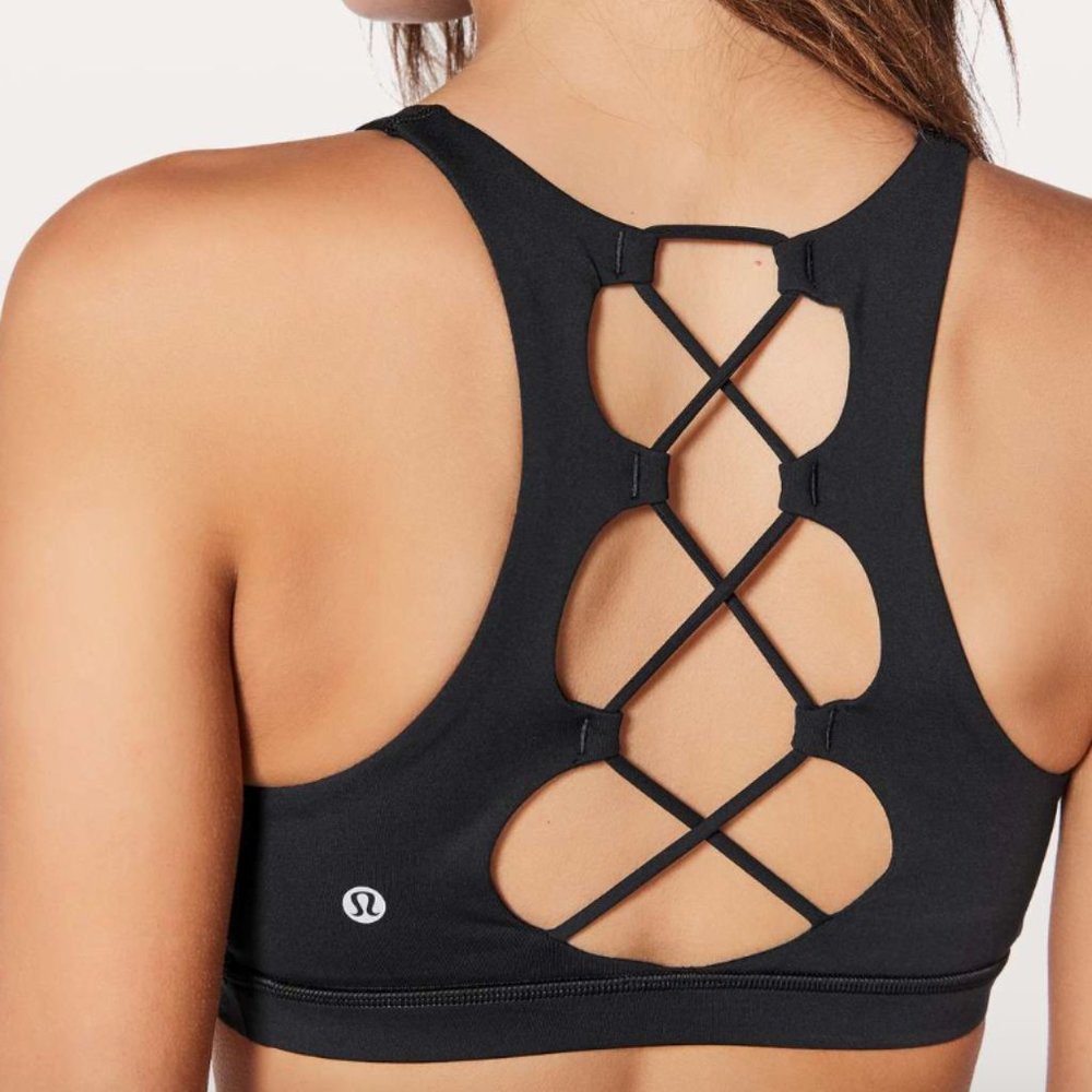 Lululemon Athletica Tied To It Sports Bra